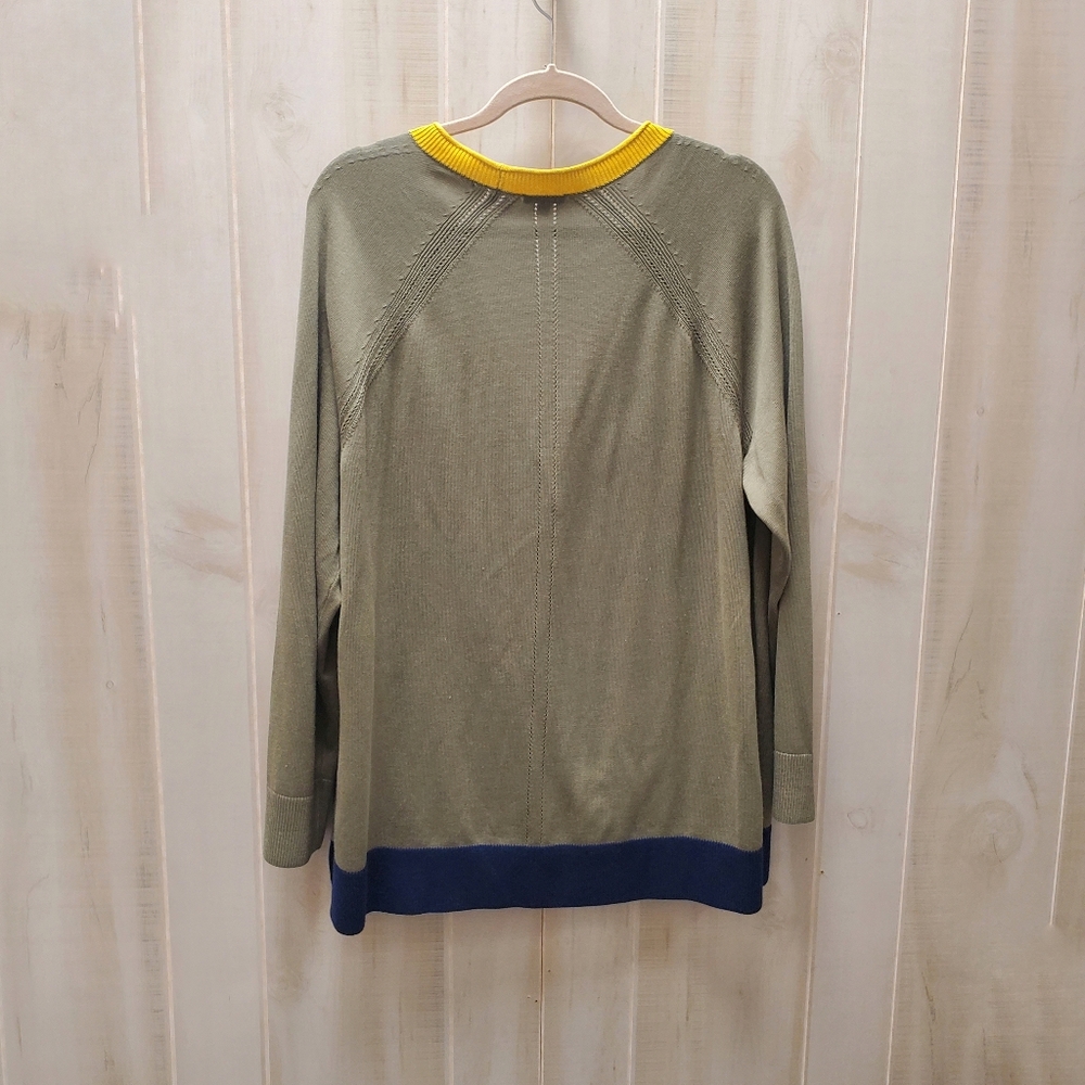 Talbots Grandpa Cardigan Colorblock Button Up Ret… - image 5